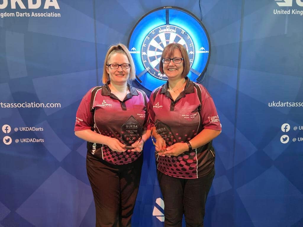 UKDA Women's Pairs Runners Up Rebecca Rose & Angela Barrow