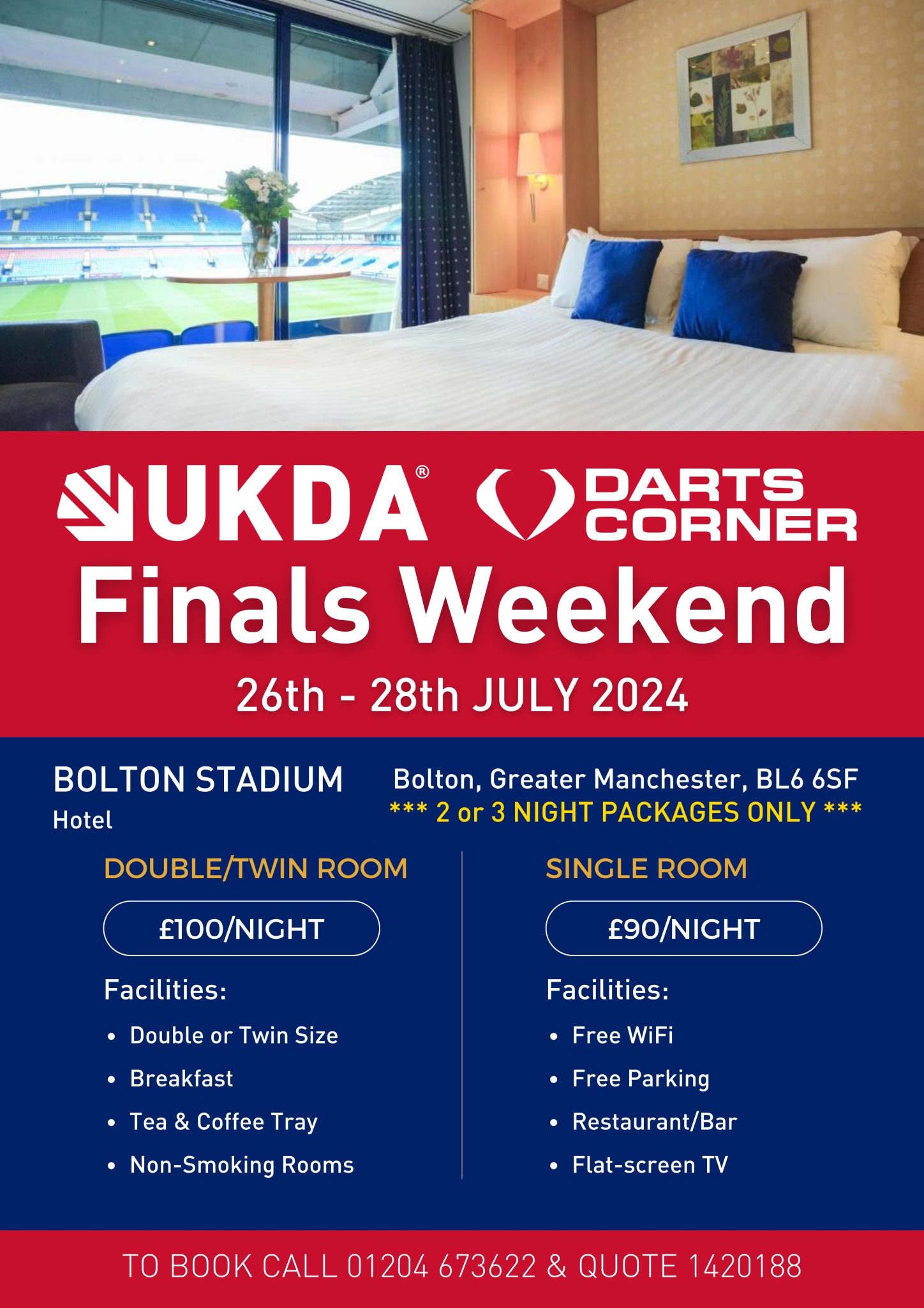 Darts Corner UKDA Finals Weekend Schedule & Hotel Information United